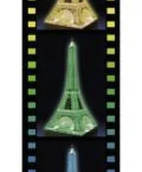 Ravensburger Eiffeltoren Night Edition- 3D Puzzel Gebouw - 216 Stukjes -Puzzels Verfijnd Winkel 204x840