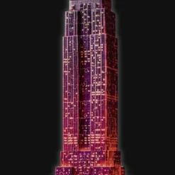 Ravensburger Empire State Building Night Edition - 3D Puzzel Gebouw Van 216 Stukjes -Puzzels Verfijnd Winkel 410x840 1
