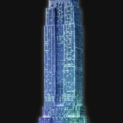 Ravensburger Empire State Building Night Edition - 3D Puzzel Gebouw Van 216 Stukjes -Puzzels Verfijnd Winkel 410x840