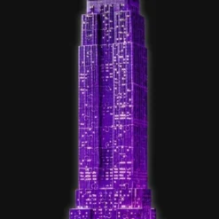 Ravensburger Empire State Building Night Edition - 3D Puzzel Gebouw Van 216 Stukjes -Puzzels Verfijnd Winkel 410x840 3