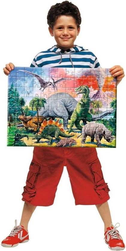 Ravensburger Puzzel Tussen De Dinosauri Rs - Legpuzzel - 100 Stukjes 4 Ravensburger Puzzel Tussen De Dinosauri Rs - Legpuzzel - 100 Stukjes - Afbeelding 4