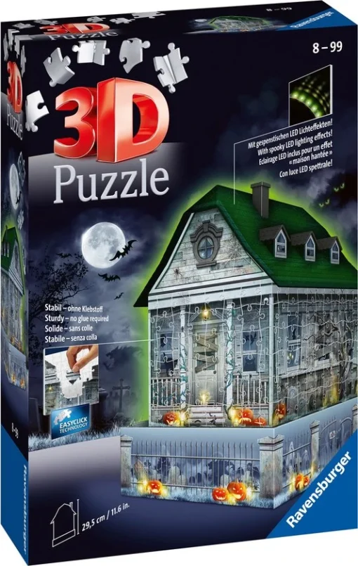 Ravensburger Spookhuis Night Edition - 3D Puzzel - 216 Stukjes -Puzzels Verfijnd Winkel 532x840 1