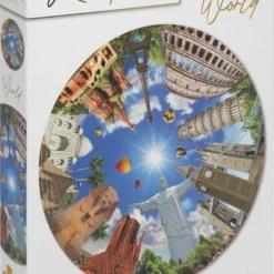 Grafix Ronde Puzzel 1000 Stukjes Voor Volwassenen | Wereld Puzzel | Legpuzzel | Diameter 68 CM | Geschikt Voor Kinderen Vanaf 14 Jaar -Puzzels Verfijnd Winkel 534x840