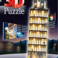 Ravensburger Toren Van Pisa 3D Puzzel Night Edition - 216 Stukjes -Puzzels Verfijnd Winkel 545x840