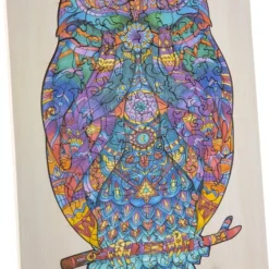 Grafix Houten Puzzel Uil | Unieke Puzzelstukjes In Vorm Van Dieren | 130 Puzzelstukjes | Puzzel Voor Kinderen En Volwassenen | Formaat 30 X 22.5 CM | Cadeau Voor Jong En Oud -Puzzels Verfijnd Winkel 547x840