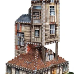 The Burrow- Weasley Family Home - Wrebbit 3D Puzzel - Harry Potter - 415 Stukjes -Puzzels Verfijnd Winkel 549x840