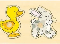 Goki 4-delige Dieren Puzzel