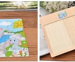 Sara Shop Hout Puzzel Van 12 Stukjes -Legpuzzels - Dier- Koe -Puzzels Verfijnd Winkel 550x203