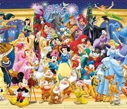 Ravensburger Puzzel Panorama Disney Groepsfoto - Legpuzzel - 1000 Stukjes -Puzzels Verfijnd Winkel 550x213 1