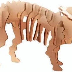 Merkloos Houten 3D Dinosaurus Puzzel, 4 Assorti -Puzzels Verfijnd Winkel 550x247