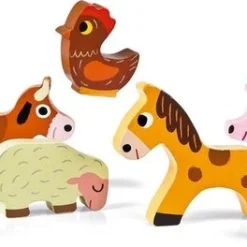 Janod Chunky Boerderij - Knopjespuzzel -Puzzels Verfijnd Winkel 550x264