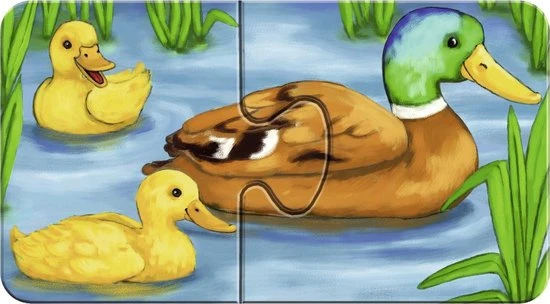 Ravensburger Lieve Dieren- My First Puzzles -9x2 Stukjes - Kinderpuzzel 3 Ravensburger Lieve Dieren- My First Puzzles -9x2 Stukjes - Kinderpuzzel - Afbeelding 3