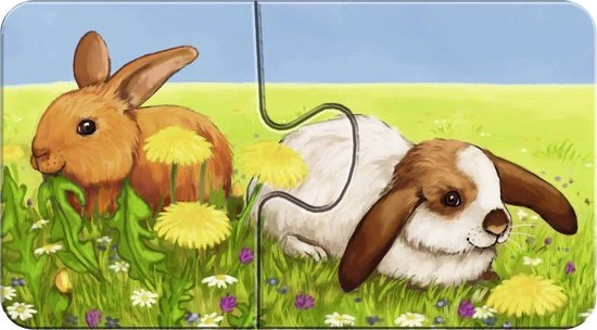 Ravensburger Lieve Dieren- My First Puzzles -9x2 Stukjes - Kinderpuzzel 7 Ravensburger Lieve Dieren- My First Puzzles -9x2 Stukjes - Kinderpuzzel - Afbeelding 7