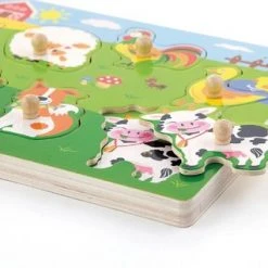 Vigatoys Viga Toys Houten Geluidspuzzel - Boerderijdieren -Puzzels Verfijnd Winkel 550x318 2