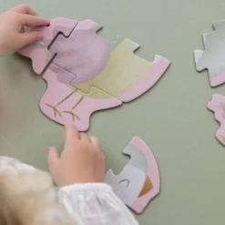 Little Dutch -Vormen Puzzel Flowers & Butterflies FSC -Puzzels Verfijnd Winkel 550x331