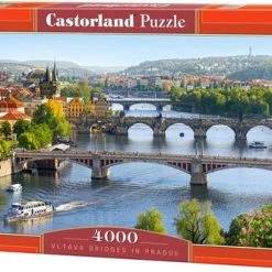 Castorland Vltava Bridges In Prague Legpuzzel - 4000 Stukjes