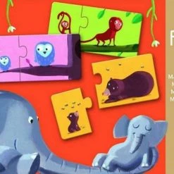 Djeco - Mama En Baby - 12 X 2 Stukjes -Puzzels Verfijnd Winkel 550x364 5