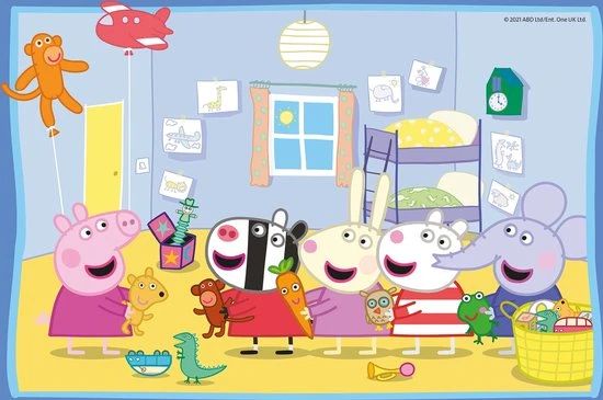 Ravensburger Puzzel Peppa Pig - 2x12 Stukjes - Kinderpuzzel 4 Ravensburger Puzzel Peppa Pig - 2x12 Stukjes - Kinderpuzzel - Afbeelding 4