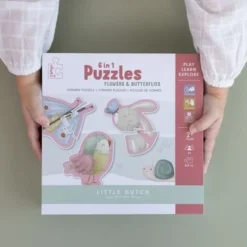 Little Dutch -Vormen Puzzel Flowers & Butterflies FSC -Puzzels Verfijnd Winkel 550x366 63