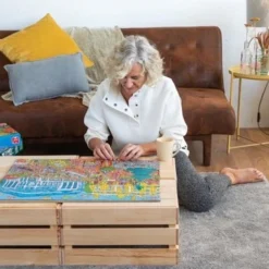 Jumbo Premium Collection Puzzel Rien Poortvliet: Building Noah's Ark - Legpuzzel - 1000 Stukjes -Puzzels Verfijnd Winkel 550x366 87