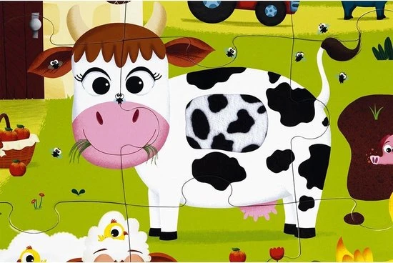 Janod Voelpuzzel - Boerderijdieren 12 Janod Voelpuzzel - Boerderijdieren - Afbeelding 12
