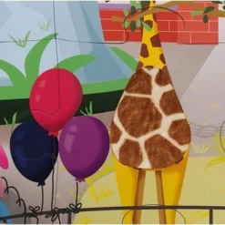 Janod Voelpuzzel - Een Dag In De Dierentuin -Puzzels Verfijnd Winkel 550x368