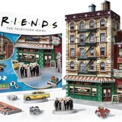 Wrebbit Friends - Central Perk (440 Stukjes) - 3D-Puzzle -Puzzels Verfijnd Winkel 550x369 2