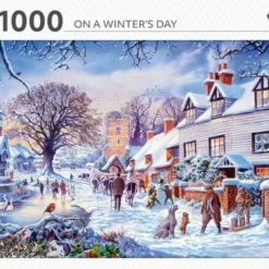 Rebo Productions Rebo Legpuzzel 1000 Stukjes - On A Winter's Day -Puzzels Verfijnd Winkel 550x377 7