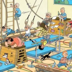 Jan Van Haasteren Junior Apenkooien Puzzel - 240 Stukjes - Kinderpuzzel -Puzzels Verfijnd Winkel 550x380 1