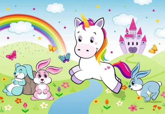 Ravensburger Puzzel Sprookjesachtige Eenhoorn - 2x24 Stukjes - Kinderpuzzel 2 Ravensburger Puzzel Sprookjesachtige Eenhoorn - 2x24 Stukjes - Kinderpuzzel - Afbeelding 2