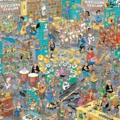 Jan Van Haasteren De Muziekwinkel Puzzel - 5000 Stukjes -Puzzels Verfijnd Winkel 550x381 3