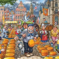 Wasgij Original 38 Kaasalarm Puzzel - 1000 Stukjes -Puzzels Verfijnd Winkel 550x384