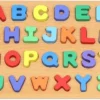 Iso Trade Alfabet Puzzel Voor Kinderen - Hout - 30x20CM - Houten Alfabet Puzzle - Klassiek Speelgoed Cadeautip