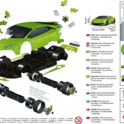 Ravensburger Lamborghini Hurac N EVO Groen - 3D Puzzel - 108 Stukjes -Puzzels Verfijnd Winkel 550x385 3