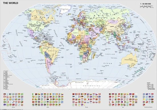 Ravensburger Puzzel Staatkundige Wereldkaart - Legpuzzel - 1000 Stukjes 3 Ravensburger Puzzel Staatkundige Wereldkaart - Legpuzzel - 1000 Stukjes - Afbeelding 3