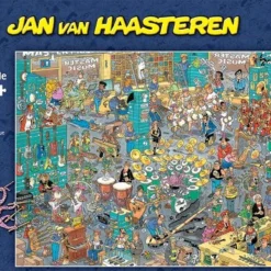 Jan Van Haasteren De Muziekwinkel Puzzel - 5000 Stukjes -Puzzels Verfijnd Winkel 550x386 1