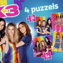 K3 Puzzel - 4 In 1 Puzzel - 36/49/64/100 Stukjes -Puzzels Verfijnd Winkel 550x386 5
