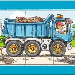 Ravensburger Graafmachine, Tractor En Kiepauto- My First Puzzels -3x6 Stukjes - Kinderpuzzel -Puzzels Verfijnd Winkel 550x388 1