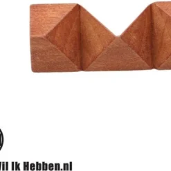 Merkloos Set Van 6 Houten IQ Puzzels - Breinbrekers - 3D Puzzel -Puzzels Verfijnd Winkel 550x390 12