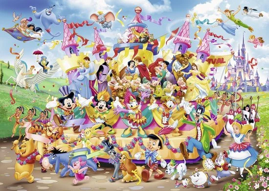 Ravensburger Puzzel Disney Carnival - Legpuzzel - 1000 Stukjes 3 Ravensburger Puzzel Disney Carnival - Legpuzzel - 1000 Stukjes - Afbeelding 3