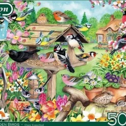 Falcon Puzzel Spring Garden Birds - Legpuzzel - 500 Stukjes -Puzzels Verfijnd Winkel 550x390 6
