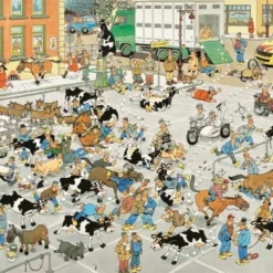 Jan Van Haasteren De Veemarkt Puzzel - 1000 Stukjes -Puzzels Verfijnd Winkel 550x391 20
