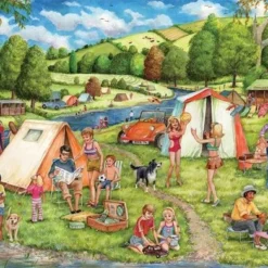 Falcon Puzzel Camping And Caravanning - Legpuzzel - 2x500 Stukjes -Puzzels Verfijnd Winkel 550x391 44