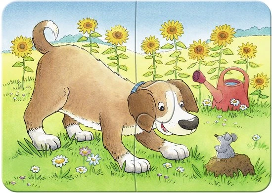 Ravensburger Schattige Huisdieren- My First Puzzels -2+4+6+8 Stukjes - Kinderpuzzel 8 Ravensburger Schattige Huisdieren- My First Puzzels -2+4+6+8 Stukjes - Kinderpuzzel - Afbeelding 8