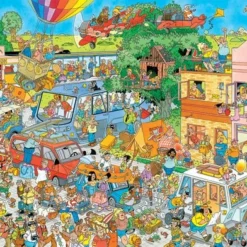 Jan Van Haasteren De Muziekwinkel & Vakantiekriebels Puzzel - 2 X 1000 Stukjes -Puzzels Verfijnd Winkel 550x392 19