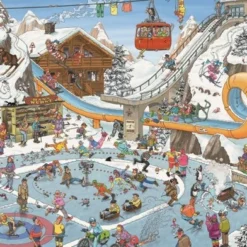 Jan Van Haasteren De Winterspelen Puzzel - 1000 Stukjes -Puzzels Verfijnd Winkel 550x392 2