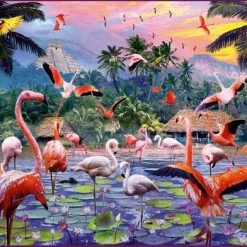 Ravensburger Puzzel Roze Flamingo's - Legpuzzel - 1000 Stukjes 5 Ravensburger Puzzel Roze Flamingo's - Legpuzzel - 1000 Stukjes -Puzzels Verfijnd Winkel 550x392 204