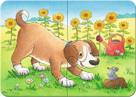 Ravensburger Schattige Huisdieren- My First Puzzels -2+4+6+8 Stukjes - Kinderpuzzel 2 Ravensburger Schattige Huisdieren- My First Puzzels -2+4+6+8 Stukjes - Kinderpuzzel - Afbeelding 2