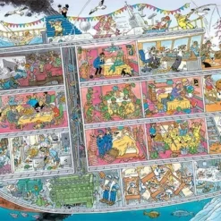 Jan Van Haasteren Cruiseschip Puzzel - 1000 Stukjes 26 Jan Van Haasteren Cruiseschip Puzzel - 1000 Stukjes -Puzzels Verfijnd Winkel 550x392 21