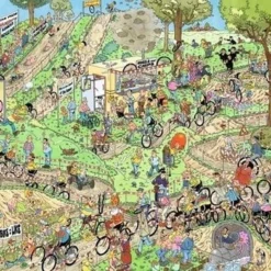 Jan Van Haasteren Wereldkampioenschappen Veldrijden Puzzel - 1000 Stukjes -Puzzels Verfijnd Winkel 550x392 26